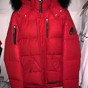 Red Moose Knuckles parka size small can fit medium